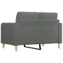 2-Sitzer-Sofa aus dunkelgrauem Stoff, 120 cm von vidaXL, Sofas - Ref: Foro24-359084, Preis: 217,88 €, Rabatt: %