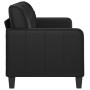 3-seater sofa in black synthetic leather 180 cm by vidaXL, Sofas - Ref: Foro24-359122, Price: 302,04 €, Discount: %