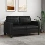 2-Sitzer-Sofa aus schwarzem Kunstleder 140 cm von vidaXL, Sofas - Ref: Foro24-359117, Preis: 216,48 €, Rabatt: %