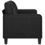 2-Sitzer-Sofa aus schwarzem Kunstleder 140 cm von vidaXL, Sofas - Ref: Foro24-359117, Preis: 216,48 €, Rabatt: %