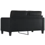 2-Sitzer-Sofa aus schwarzem Kunstleder 140 cm von vidaXL, Sofas - Ref: Foro24-359117, Preis: 216,48 €, Rabatt: %