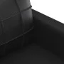 Sofá de 2 plazas de cuero sintético negro 140 cm de vidaXL, Sofás - Ref: Foro24-359117, Precio: 227,82 €, Descuento: %