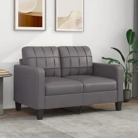 2-seater gray synthetic leather sofa, 120 cm by vidaXL, Sofas - Ref: Foro24-359114, Price: 198,49 €, Discount: %