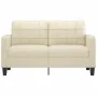 2-seater sofa in cream-colored synthetic leather 140 cm by vidaXL, Sofas - Ref: Foro24-359118, Price: 206,68 €, Discount: %