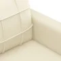 2-seater sofa in cream-colored synthetic leather 140 cm by vidaXL, Sofas - Ref: Foro24-359118, Price: 206,68 €, Discount: %