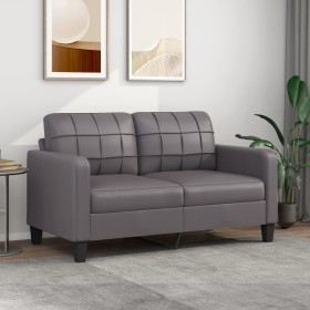 2-Sitzer-Sofa aus grauem Kunstleder, 140 cm von vidaXL, Sofas - Ref: Foro24-359119, Preis: 181,75 €, Rabatt: %