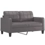 2-Sitzer-Sofa aus grauem Kunstleder, 140 cm von vidaXL, Sofas - Ref: Foro24-359119, Preis: 179,43 €, Rabatt: %