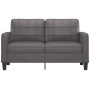 Sofá de 2 plazas de cuero sintético gris 140 cm de vidaXL, Sofás - Ref: Foro24-359119, Precio: 180,76 €, Descuento: %