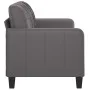 2-Sitzer-Sofa aus grauem Kunstleder, 140 cm von vidaXL, Sofas - Ref: Foro24-359119, Preis: 179,43 €, Rabatt: %