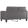 2-Sitzer-Sofa aus grauem Kunstleder, 140 cm von vidaXL, Sofas - Ref: Foro24-359119, Preis: 179,43 €, Rabatt: %