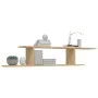 Wandregal für TV Sperrholz Sonoma Eiche 125x18x23cm von vidaXL, Regale und Regale - Ref: Foro24-806992, Preis: 30,31 €, Rabat...