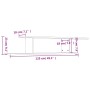 Wandregal für TV Sperrholz Sonoma Eiche 125x18x23cm von vidaXL, Regale und Regale - Ref: Foro24-806992, Preis: 29,25 €, Rabat...