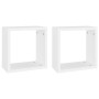 Würfelwandregale 2 Einheiten weiß 30x15x30 cm von vidaXL, Regale und Regale - Ref: Foro24-806998, Preis: 30,01 €, Rabatt: %