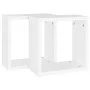 Cube wall shelves 2 units white 30x15x30 cm by vidaXL, Shelves and shelves - Ref: Foro24-806998, Price: 28,60 €, Discount: %