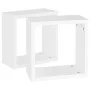 Cube wall shelves 2 units white 30x15x30 cm by vidaXL, Shelves and shelves - Ref: Foro24-806998, Price: 28,60 €, Discount: %
