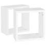 Würfelwandregale 2 Einheiten weiß 30x15x30 cm von vidaXL, Regale und Regale - Ref: Foro24-806998, Preis: 30,01 €, Rabatt: %