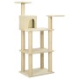 Katzenkratzbaum mit cremefarbenen Sisalstämmen, 118,5 cm von vidaXL, Katzenmöbel - Ref: Foro24-171427, Preis: 49,79 €, Rabatt: %