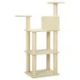 Cat scratching post with cream sisal posts 118.5 cm by vidaXL, Cat furniture - Ref: Foro24-171427, Price: 49,04 €, Discount: %