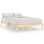 Solid wood bed frame 150x200 cm by vidaXL, Beds and slatted bases - Ref: Foro24-810022, Price: 89,38 €, Discount: %