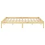 Solid wood bed frame 150x200 cm by vidaXL, Beds and slatted bases - Ref: Foro24-810022, Price: 89,38 €, Discount: %