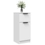 Aparadores 2 uds madera contrachapada blanco 30x30x70 cm