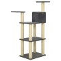 Katzenkratzbaum mit dunkelgrauen Sisalstämmen, 118,5 cm von vidaXL, Katzenmöbel - Ref: Foro24-171429, Preis: 49,79 €, Rabatt: %