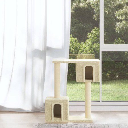 Katzenkratzbaum mit Sisalpfosten 60 cm creme von vidaXL, Katzenmöbel - Ref: Foro24-171430, Preis: 30,81 €, Rabatt: %