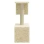 Cat scratcher with 60 cm cream sisal posts by vidaXL, Cat furniture - Ref: Foro24-171430, Price: 32,02 €, Discount: %