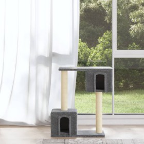 Katzenkratzbaum mit Sisalstämmen 60 cm hellgrau von vidaXL, Katzenmöbel - Ref: Foro24-171431, Preis: 28,51 €, Rabatt: %