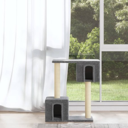Cat scratching post with sisal posts 60 cm light gray by vidaXL, Cat furniture - Ref: Foro24-171431, Price: 28,51 €, Discount: %