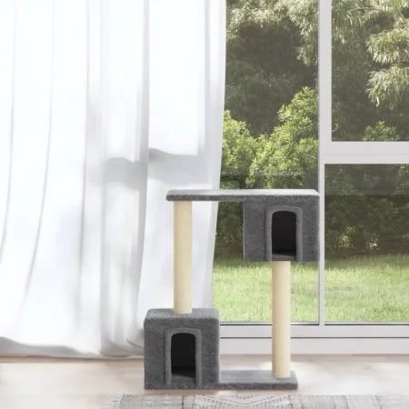 Cat scratching post with sisal posts 60 cm light gray by vidaXL, Cat furniture - Ref: Foro24-171431, Price: 27,91 €, Discount: %