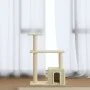 Cat scratching post with cream sisal posts 70 cm by vidaXL, Cat furniture - Ref: Foro24-171433, Price: 30,27 €, Discount: %