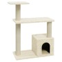 Katzenkratzbaum mit cremefarbenen Sisalstämmen, 70 cm von vidaXL, Katzenmöbel - Ref: Foro24-171433, Preis: 30,84 €, Rabatt: %