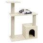 Katzenkratzbaum mit cremefarbenen Sisalstämmen, 70 cm von vidaXL, Katzenmöbel - Ref: Foro24-171433, Preis: 30,84 €, Rabatt: %
