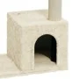 Cat scratching post with cream sisal posts 70 cm by vidaXL, Cat furniture - Ref: Foro24-171433, Price: 30,27 €, Discount: %