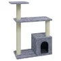 Katzenkratzbaum mit hellgrauen Sisalstämmen 70 cm von vidaXL, Katzenmöbel - Ref: Foro24-171434, Preis: 29,94 €, Rabatt: %