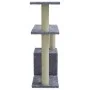 Katzenkratzbaum mit hellgrauen Sisalstämmen 70 cm von vidaXL, Katzenmöbel - Ref: Foro24-171434, Preis: 29,94 €, Rabatt: %