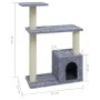 Katzenkratzbaum mit hellgrauen Sisalstämmen 70 cm von vidaXL, Katzenmöbel - Ref: Foro24-171434, Preis: 29,94 €, Rabatt: %