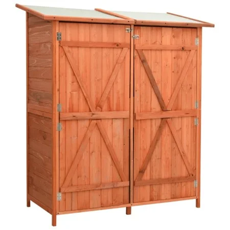Gartengeräteschuppen aus massiver Tanne 136x75x160 cm von vidaXL, Schuppen - Ref: Foro24-171451, Preis: 323,49 €, Rabatt: %