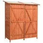Caseta para herramientas de jardín abeto macizo 136x75x160 cm de vidaXL, Cobertizos - Ref: Foro24-171451, Precio: 323,49 €, D...