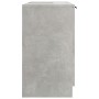 Armario de baño contrachapado gris hormigón 64,5x33,5x59 cm