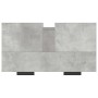 Armario de baño contrachapado gris hormigón 64,5x33,5x59 cm