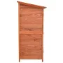 Gartengeräteschuppen aus massiver Tanne 136x75x160 cm von vidaXL, Schuppen - Ref: Foro24-171451, Preis: 323,49 €, Rabatt: %