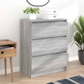 Sonoma Sideboard aus grauem Sperrholz 60x35x76 cm von vidaXL, Sideboards - Ref: Foro24-815511, Preis: 76,29 €, Rabatt: %