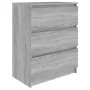 Aparador de madera contrachapada gris Sonoma 60x35x76 cm de vidaXL, Aparadores - Ref: Foro24-815511, Precio: 76,44 €, Descuen...