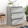 Aparador de madera contrachapada gris Sonoma 60x35x76 cm de vidaXL, Aparadores - Ref: Foro24-815511, Precio: 76,44 €, Descuen...