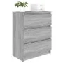 Aparador de madera contrachapada gris Sonoma 60x35x76 cm de vidaXL, Aparadores - Ref: Foro24-815511, Precio: 76,44 €, Descuen...