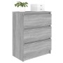 Sonoma Sideboard aus grauem Sperrholz 60x35x76 cm von vidaXL, Sideboards - Ref: Foro24-815511, Preis: 73,64 €, Rabatt: %