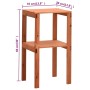 Gartengeräteschuppen aus massiver Tanne 136x75x160 cm von vidaXL, Schuppen - Ref: Foro24-171451, Preis: 329,70 €, Rabatt: %