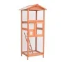Vogelkäfig aus massivem Tannenholz, 68 x 62 x 166 cm von vidaXL, Käfige und Lebensräume für Kleintiere - Ref: Foro24-171457, ...